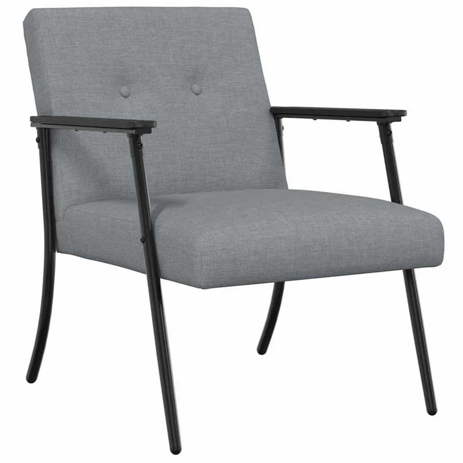 vidaXL Sessel Hellgrau 59 x 75 x 78 cm Stoff 42017690