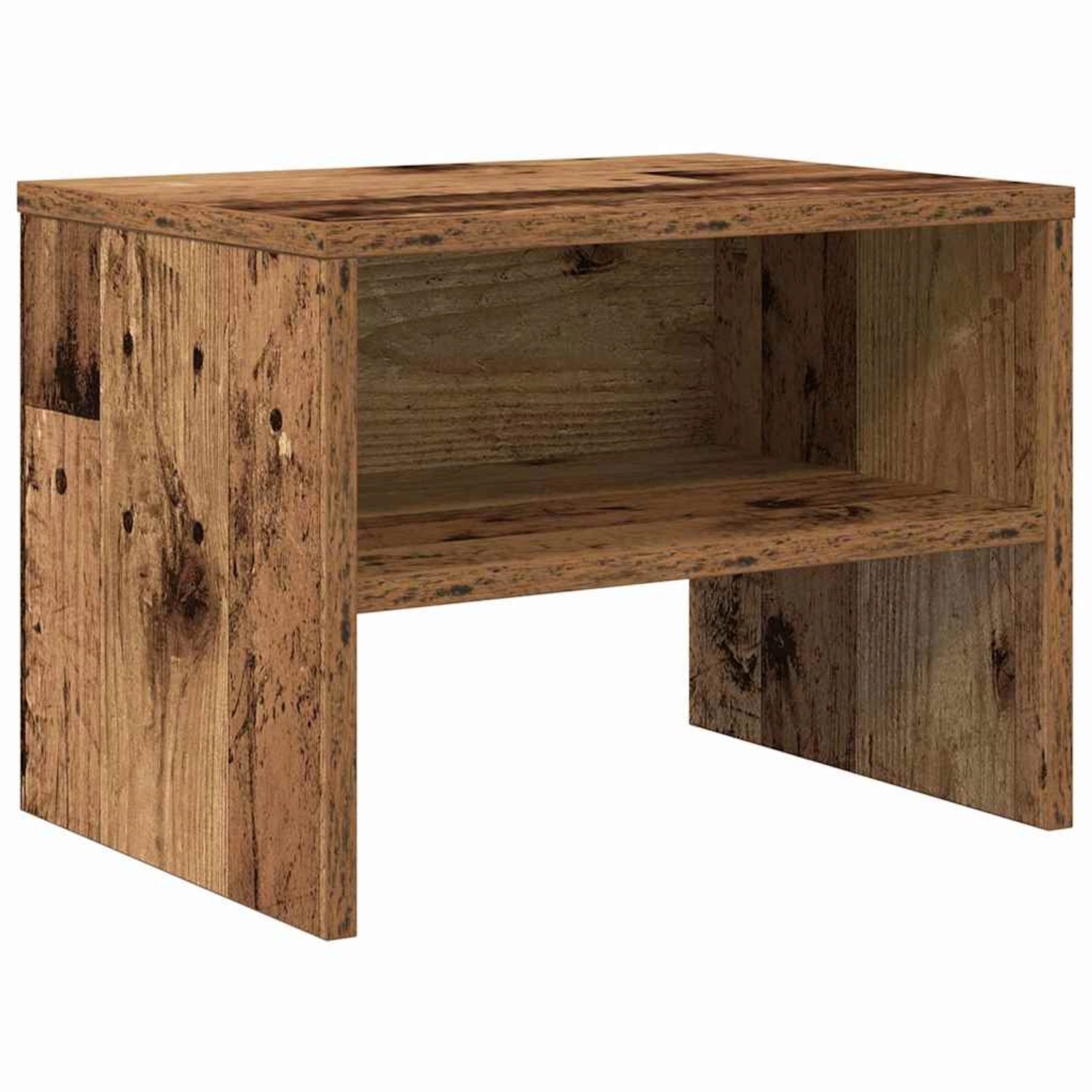 vidaXL Nachttisch Altholz 40 x 40 x 30 cm Holzwerkstoff 875003 günstig online kaufen