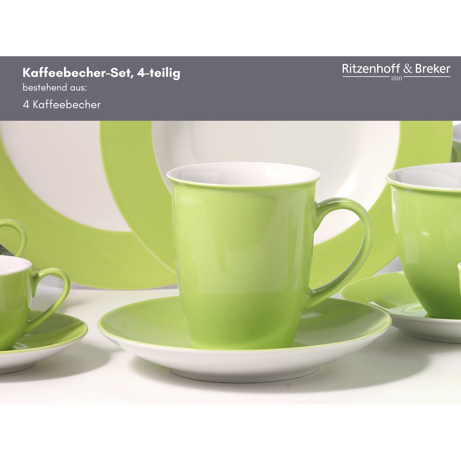 Ritzenhoff & Breker 595192 Alina Marron Service à Café 18 Pièces