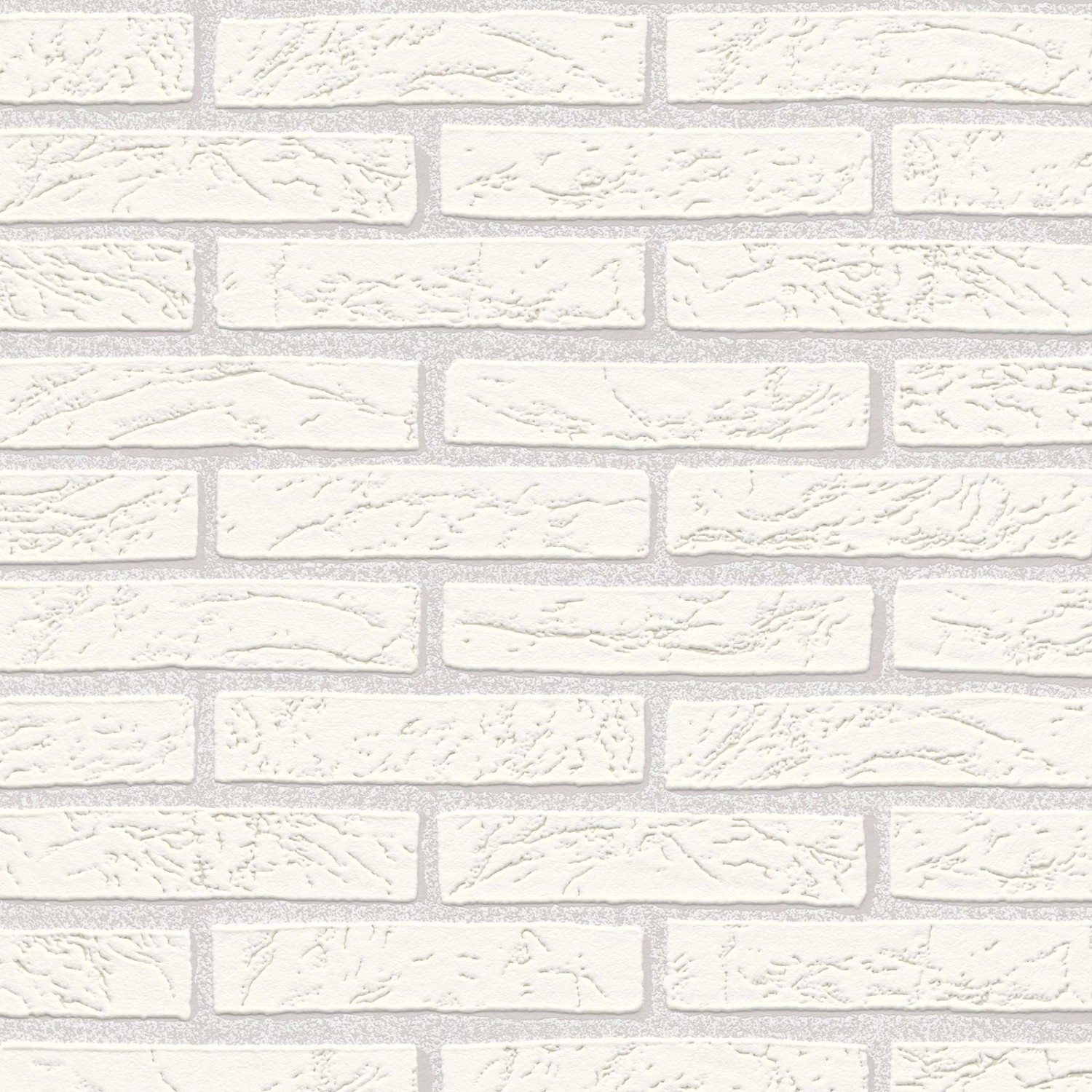Bricoflor Ziegelstein Tapete in Creme Weiß Vlies Mauertapete Hell Ideal für Flur und Schlafzimmer Weiße Steintapete mit 