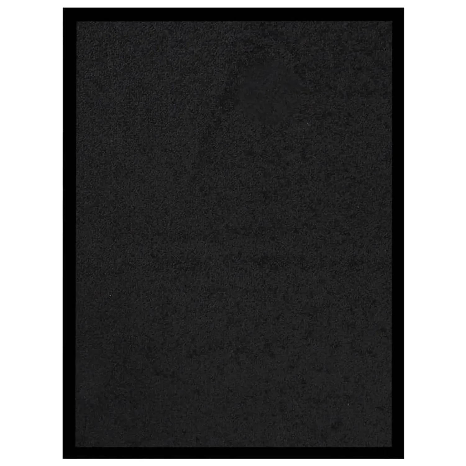 vidaXL Fußmatte Schwarz 40x60 cm 331595