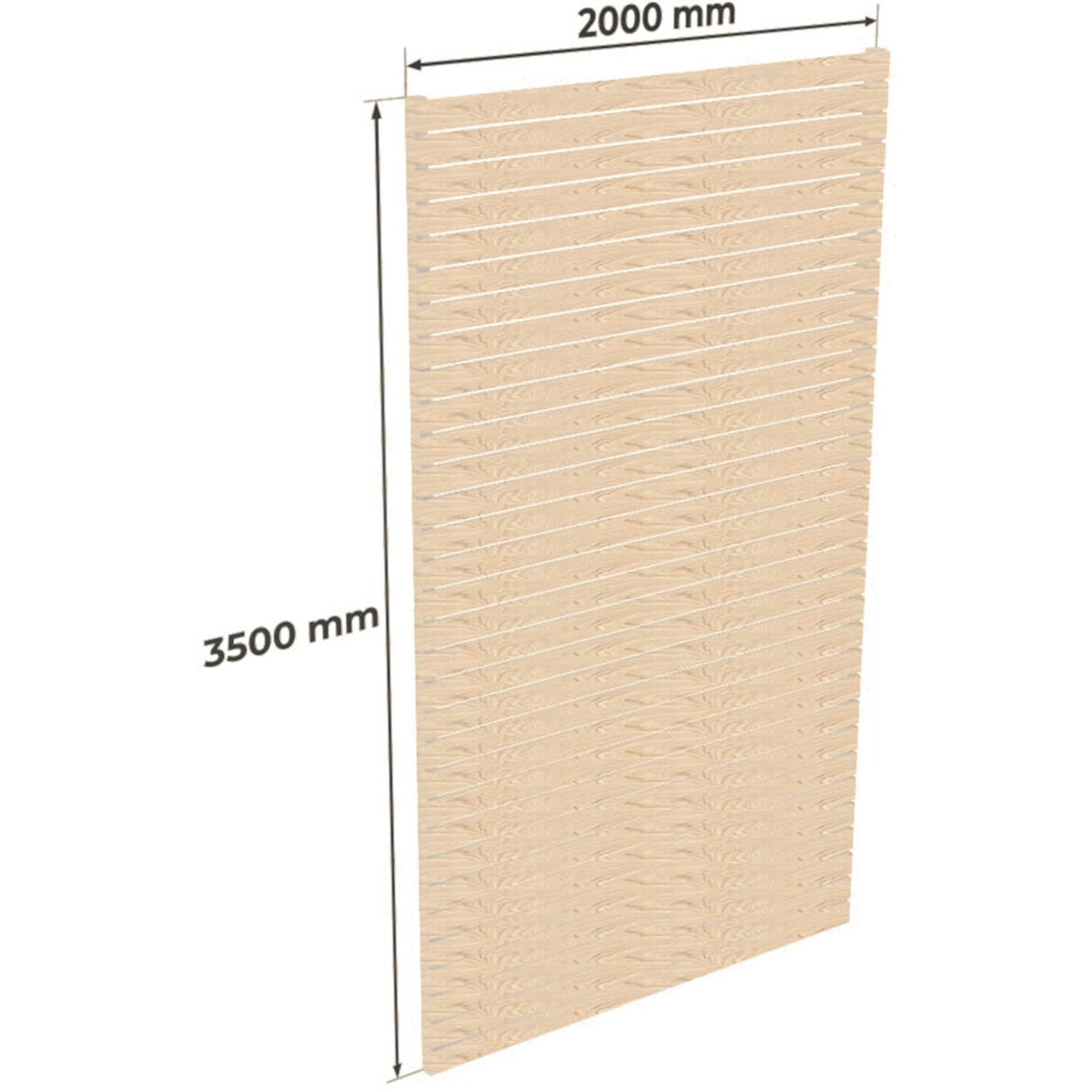 Holzbrüder Carport-Seitenwand Ralf Fichte 350 cm x 200 cm Imprägniert günstig online kaufen