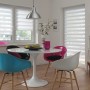 Gardinia Doppelrollo EasyFix, 90x150 cm, Weiß, am Fenster montiert für variable Lichtregulierung.