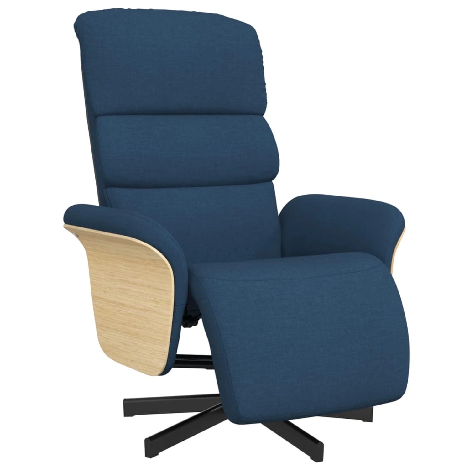 vidaXL Relaxsessel mit Fußteil Blau Stoff 356608 günstig online kaufen