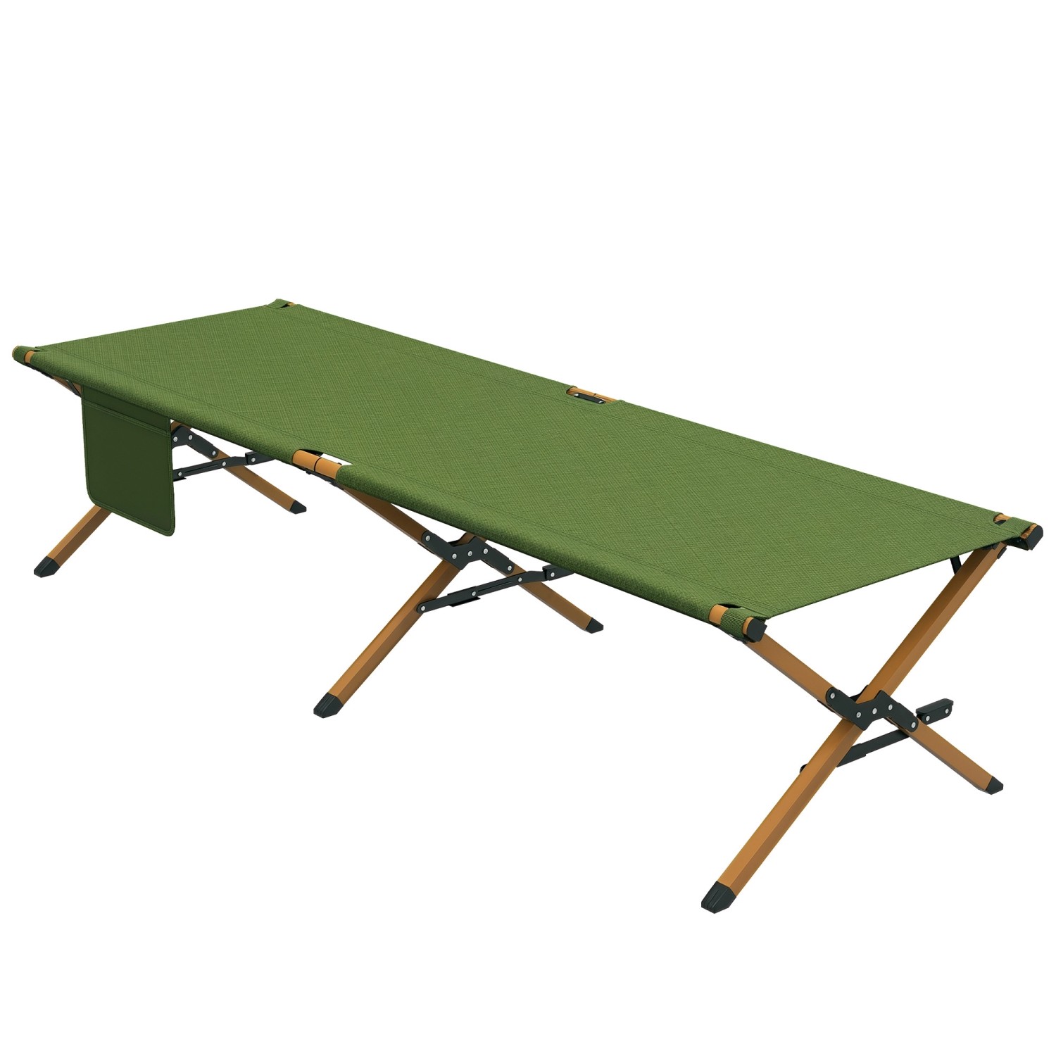 Outsunny Sonnenliege Aluminium Oxford Dunkel 196L x 64B x 45Hcm günstig online kaufen