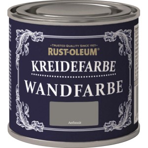 Dose Rust-Oleum Kreidefarbe Wandfarbe Anthrazit, matte Optik für den Innenbereich.