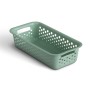 Grüner ProHome Aufbewahrungskorb, 0,7L, 20x10cm, aus Kunststoff, für Badaccessoires.