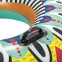 Bestway Schwimmring Flirty Fiesta, Ø 94 cm, mit farbenfrohem Muster und Haltegriff.
