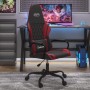 vidaXL Gaming-Stuhl mit Massagefunktion Schwarz und Weinrot Kunstleder 345540_2