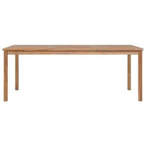 Gartentisch aus Teakholz, 200x100 cm, ideal für Garten und Terrasse.