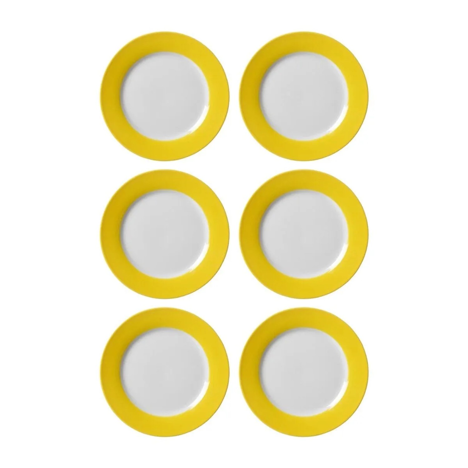 Ritzenhoff & Breker DOPPIO Dessertteller 20 cm 6er Set Gelb