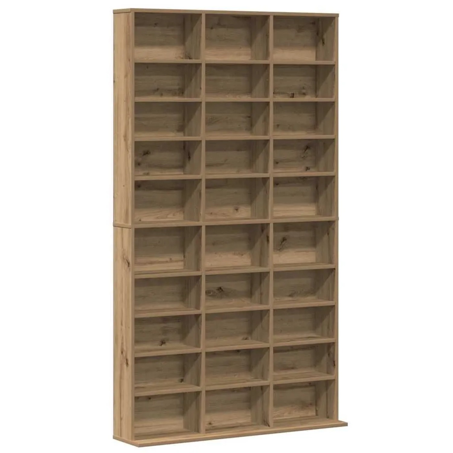 vidaXL CD Regal Artisan-Eiche 101 x 23 x 177,5 cm Holzwerkstoff 3329341