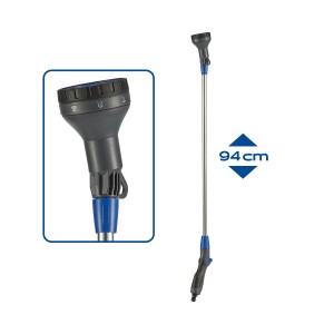 LUX Gießstab mit 5 Strahlvarianten, 94 cm Länge, für Gartenspritzen und Gartenbrausen.
