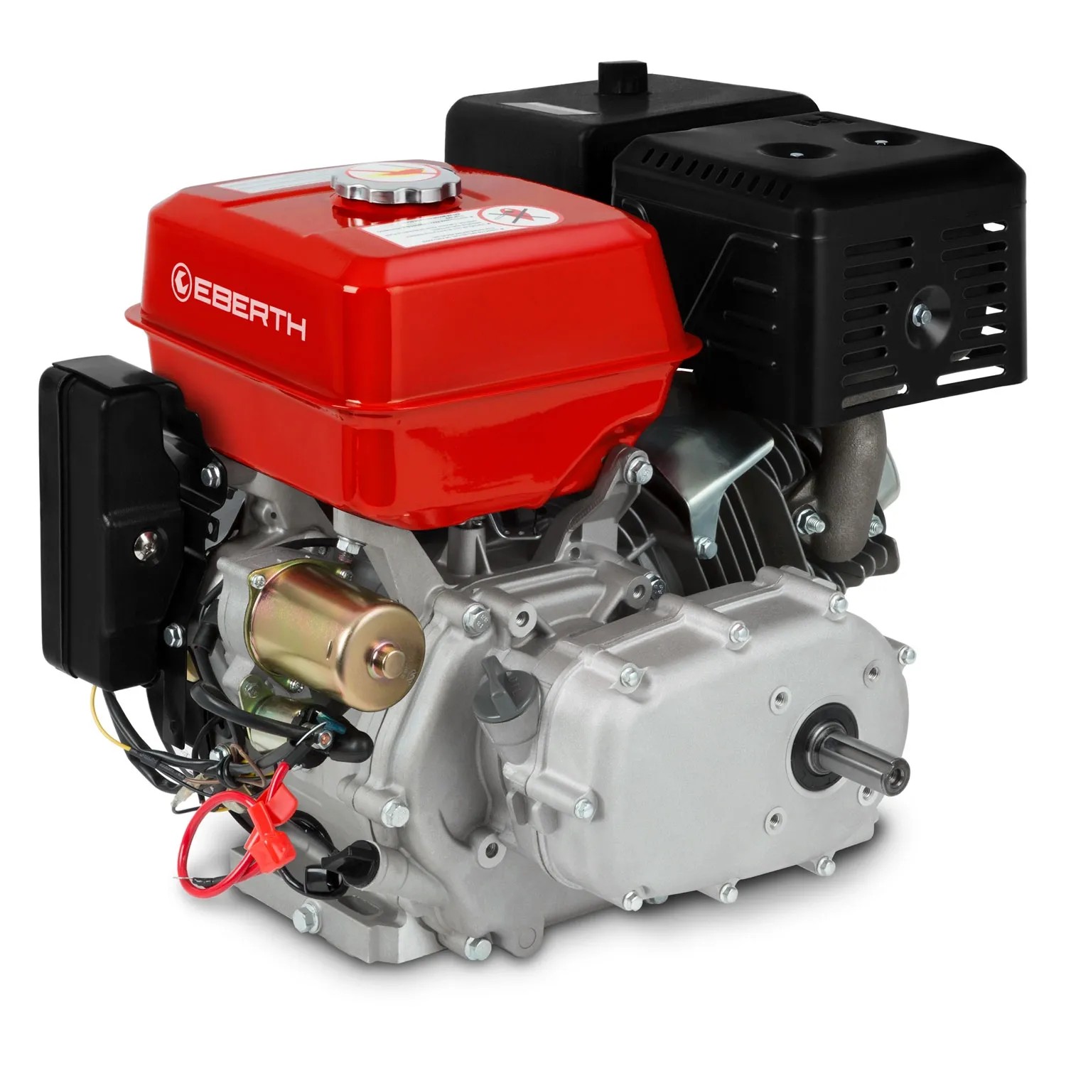 EBERTH 13 PS 9,56 kW Benzinmotor mit 22 mm Ø Welle 4-Takt Ölbadkupplung E-Start