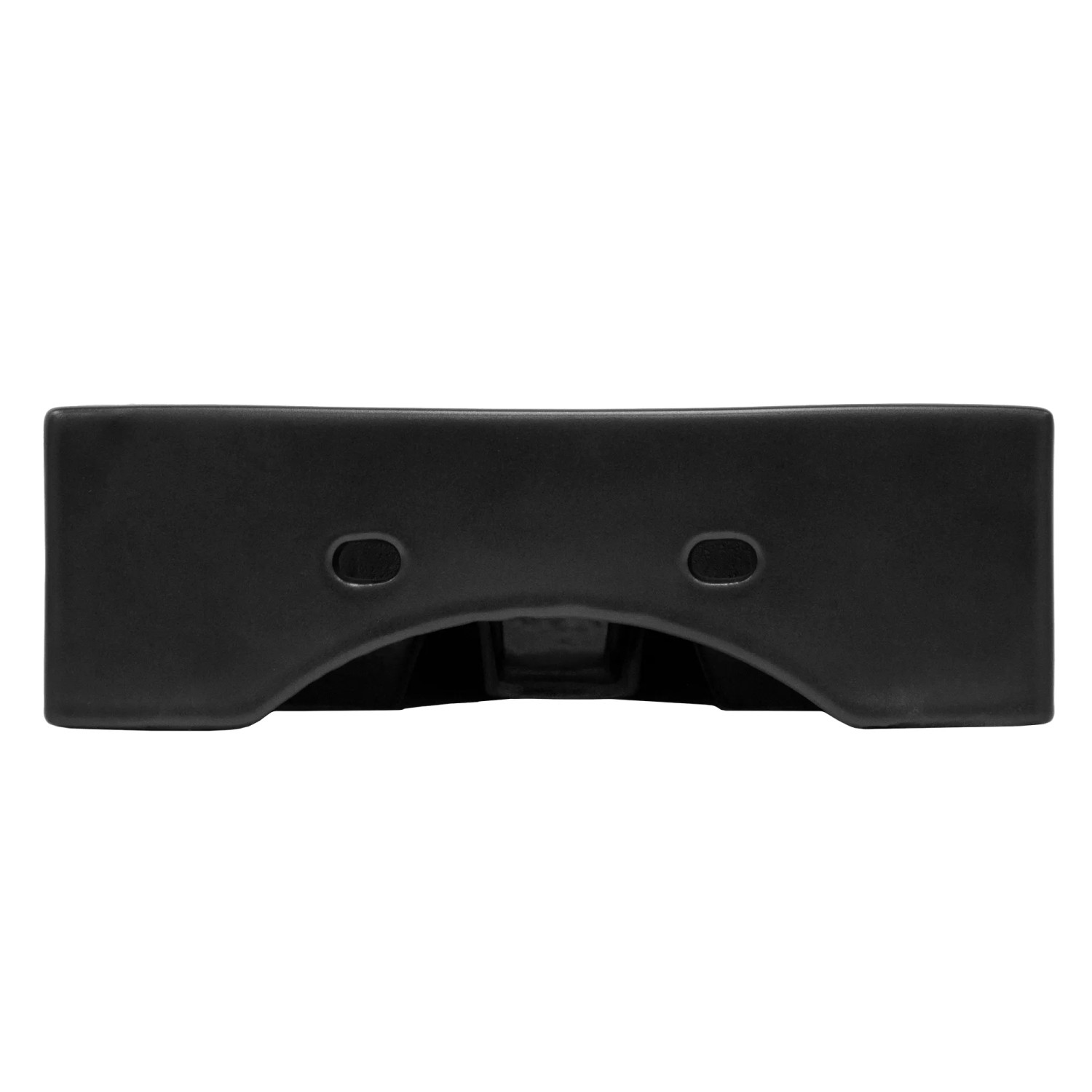 Schwarzes, eckiges ML-Design Keramik Waschbecken zur Wandmontage oder als Aufsatzwaschbecken.