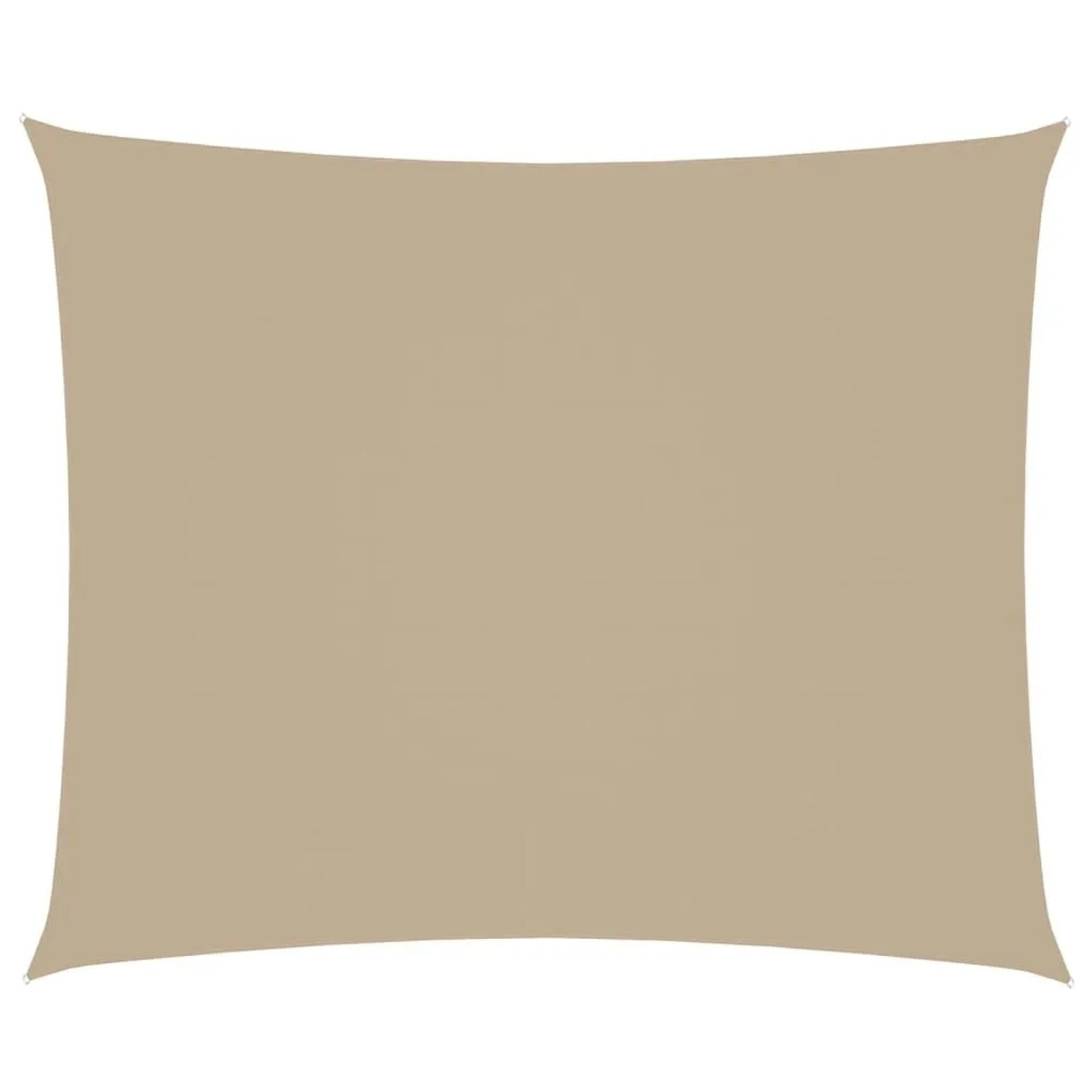 vidaXL Sonnensegel Oxford-Gewebe Rechteckig 4x6 m Beige 42294