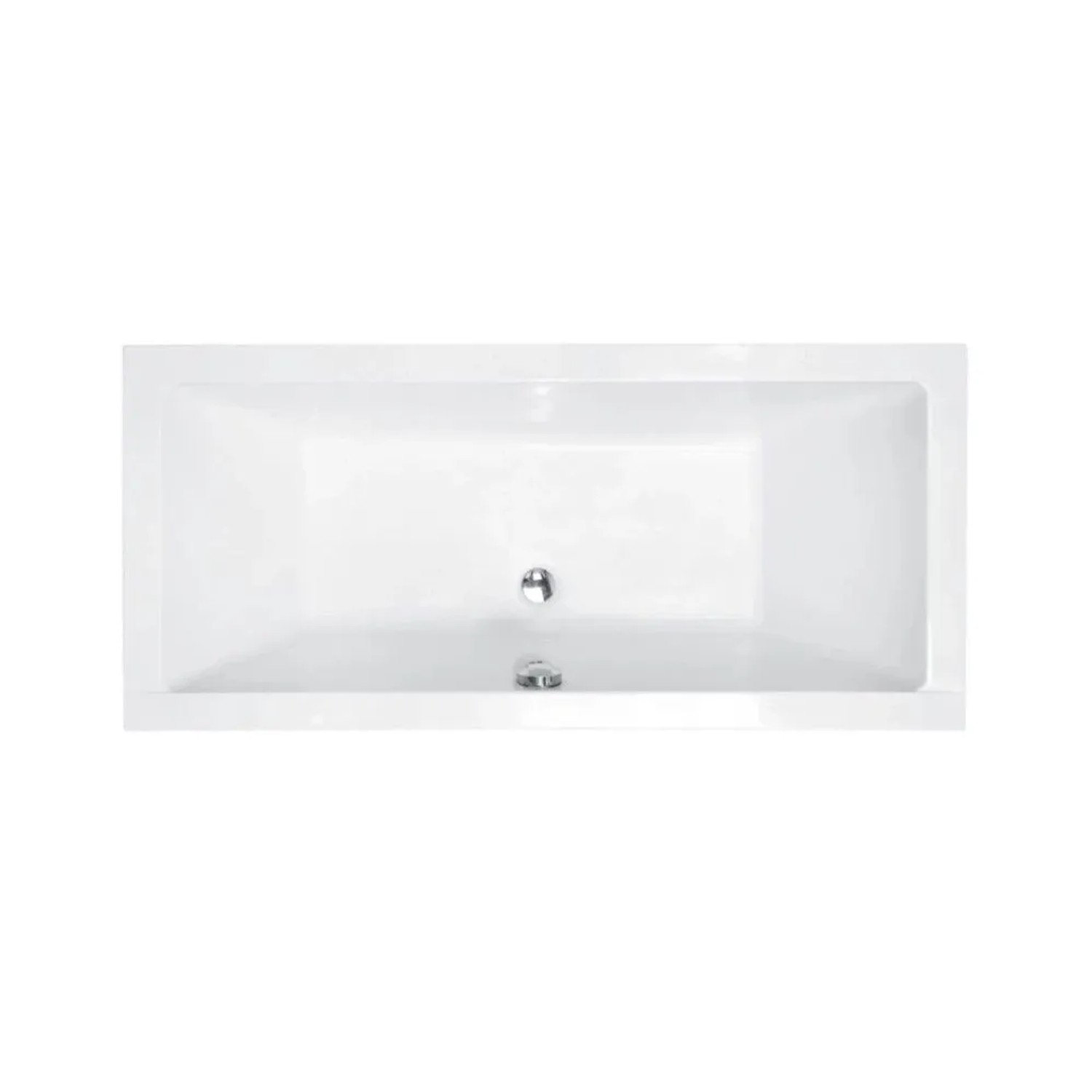 Bad Land Rechteck-Badewanne 170x75 mit Styroporverkleidung inkl. Ablauf & Füße