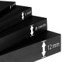 KARAT Bautenschutzmatten aus SBR-Gummi in verschiedenen Stärken (2mm, 5mm, 8mm, 12mm).