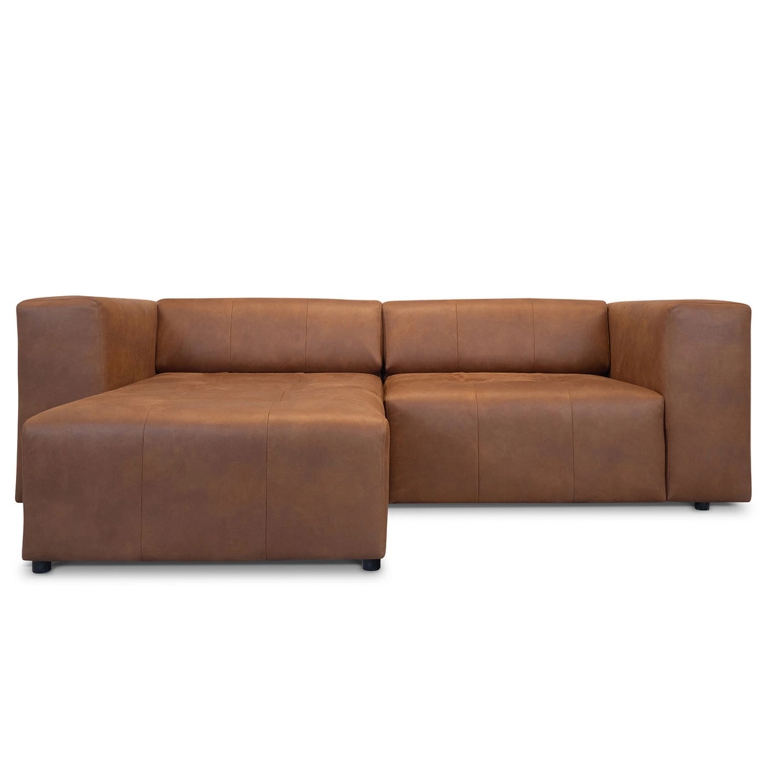 ebuy24 Heaven Sofa mit Chaiselong Rechts oder Links Gewendet Cognacfarben L günstig online kaufen