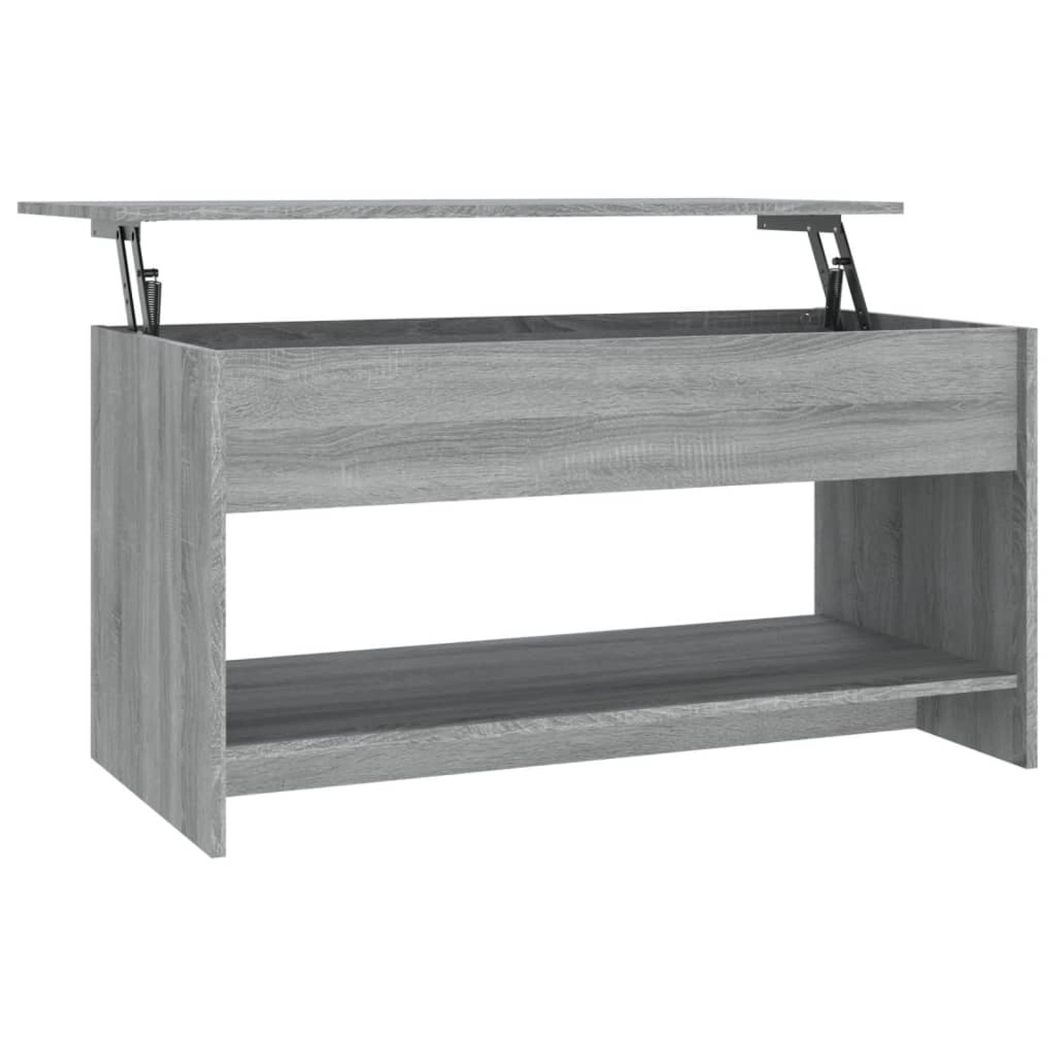vidaXL Couchtisch Grau Sonoma 102x50x52,5 cm Holzwerkstoff 819291 günstig online kaufen