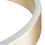 Detailaufnahme: Goldene Lucande LED Tindra Pendelleuchte aus Metall, modernes Design.
