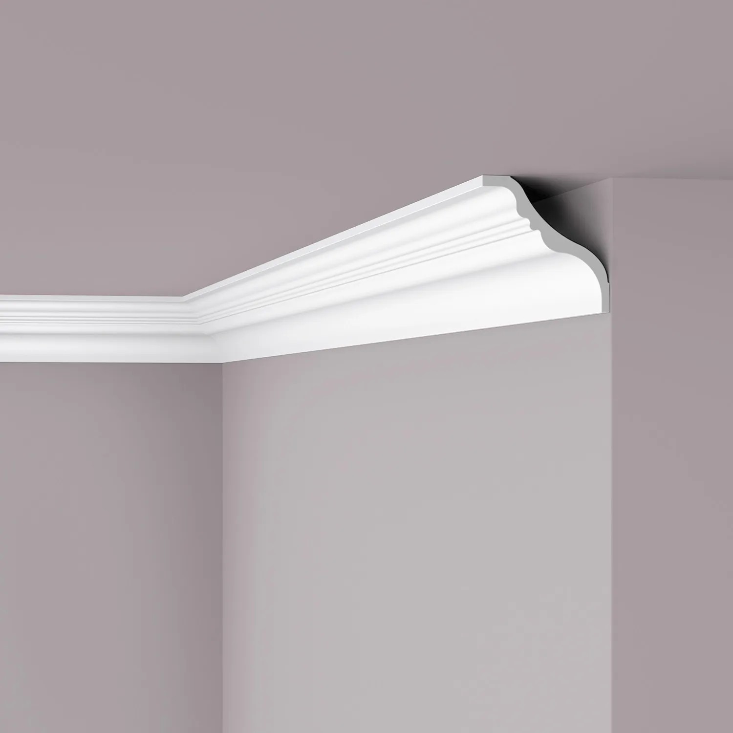 NOEL & MARQUET NMC TI NOMASTYL Eckleiste Zierleiste Stuckleiste 2 m 200 cm x 13,8 cm x 13,8 cm Weiß