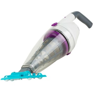 Interline Akku Poolsauger: Kabelloser Poolsauger mit Bürsten und Rädern für die Poolreinigung.