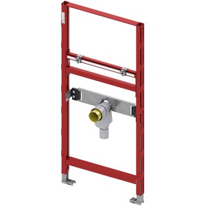 Teceprofil Waschtischmodul, 1120 mm hoch, mit Geruchsverschluss für Trockenbau-Waschbecken.