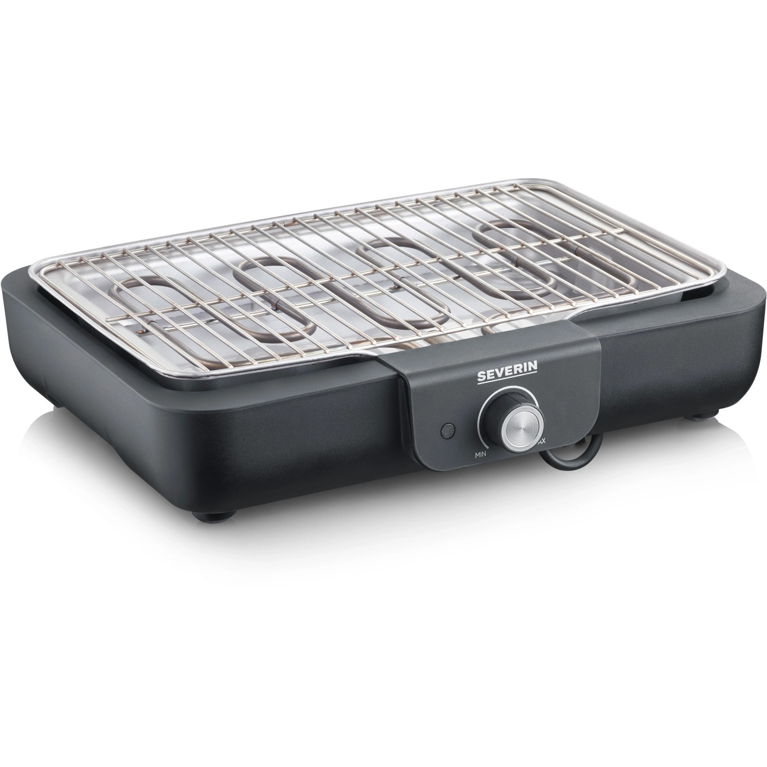 Severin Tischgrill PG 8554 mit Grillrost, 2300 W, Schnelle Aufheizzeiten bei einer max. Leistung von 2.300 W
