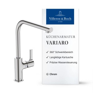 Villeroy & Boch Variaro Küchenarmatur C-Form Niederdruck