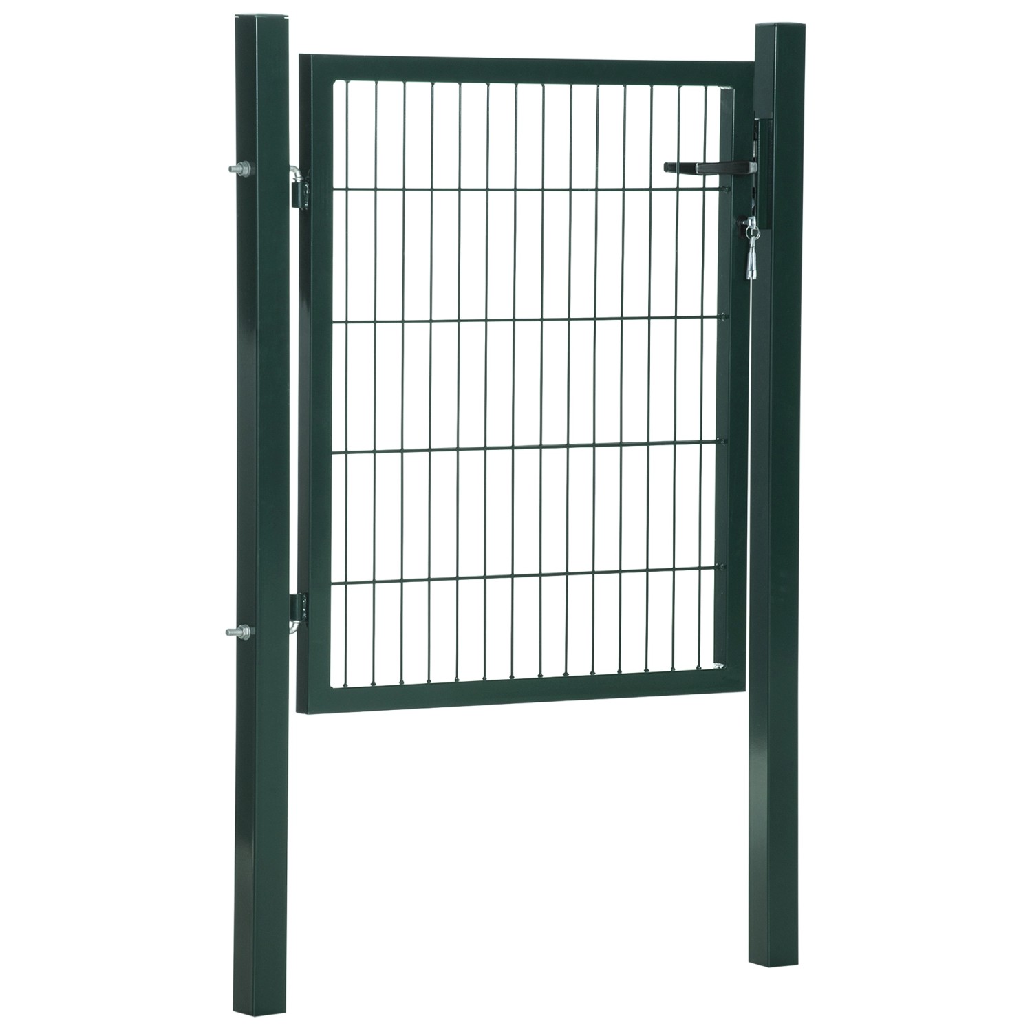 HOMCOM Gartentor Zauntor Hoftür Stahl PVC 97B x 150H cm günstig online kaufen