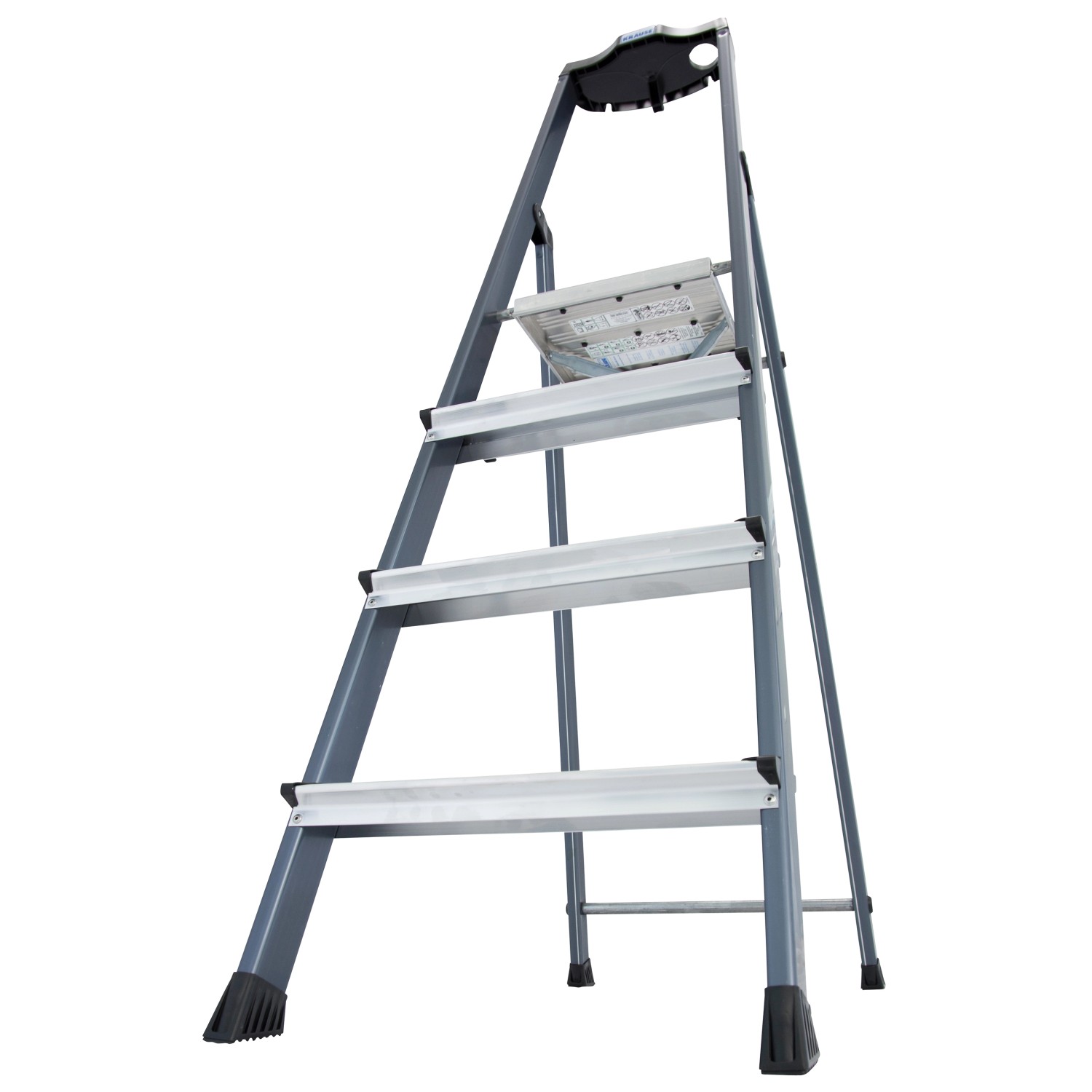 Krause Stehleiter Securo 4 Stufen Eloxiert 145 cm x 46 cm x 85 cm günstig online kaufen