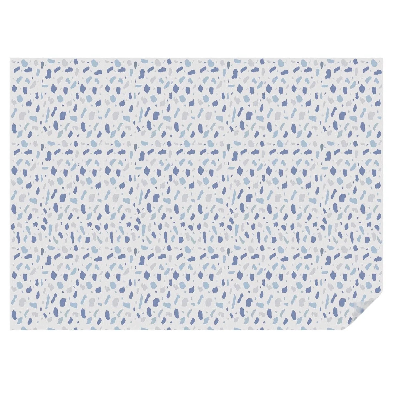 Tulup Buntglasfolie Blaue Muster Fensterfolie Buntglas 200x146 cm Blau Fens günstig online kaufen