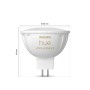 Philips Hue Smart-LED-Leuchtmittel MR16 Spot 5,1 W 400 lm White Ambiance_11