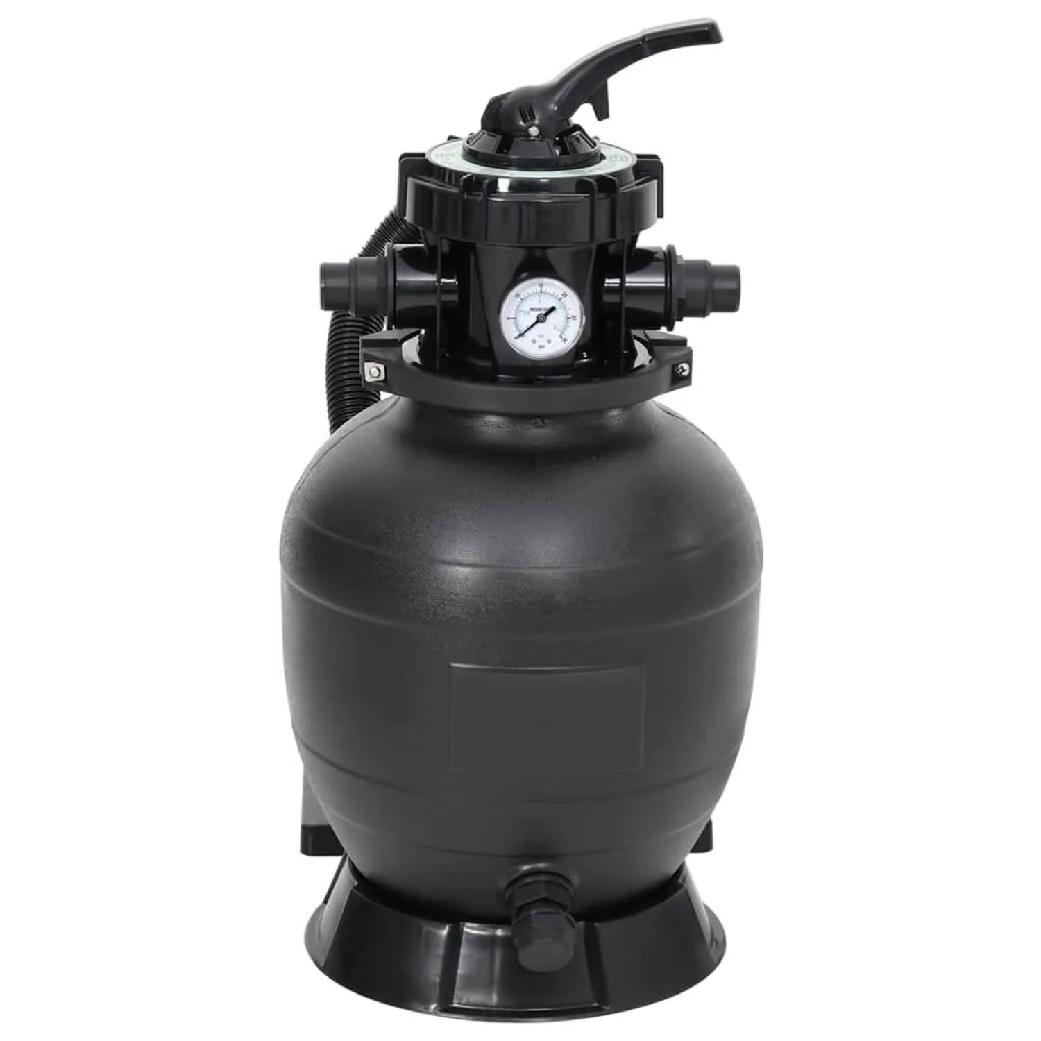 vidaXL Pool-Sandfilter mit 6-Wege-Ventil Schwarz 93395_4