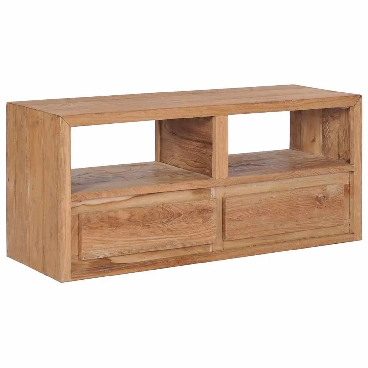vidaXL TV-Schrank 90x30x40 cm Massivholz Teak 282848
