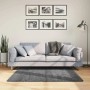 vidaXL Teppich OVIEDO Kurzflor Anthrazit 120x120 cm 375467_2