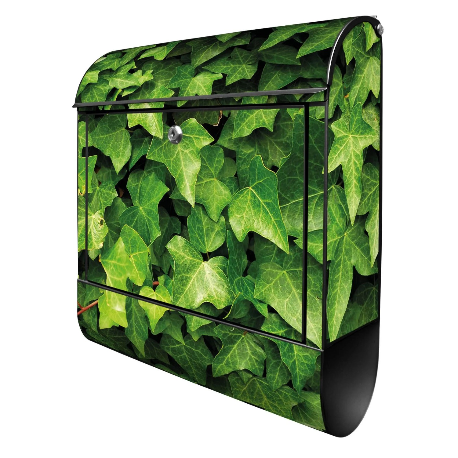 Banjado Design Briefkasten Schwarz Pulverbeschichtet 39x47x14cm 2 Schlüssel günstig online kaufen