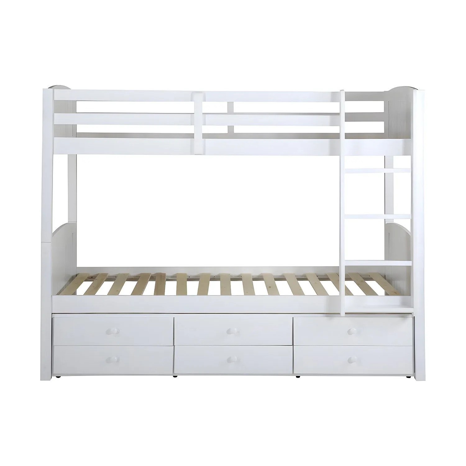 Vente-unique Etagenbett Anchise Weiß 198 cm