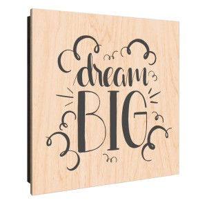 Banjado Schlüsselkasten Holz Schwarz 'Traum Groß' 30x30cm, Schlüsselaufbewahrung mit 50 Haken.