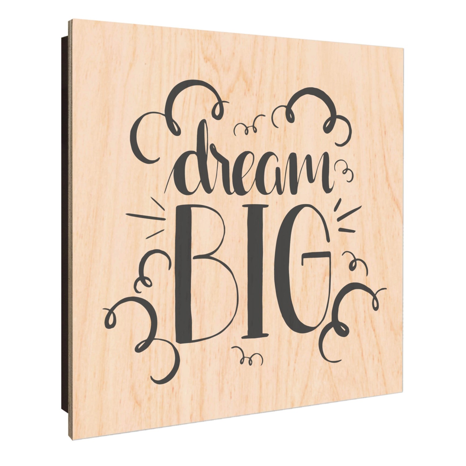 Banjado Großer Schlüsselkasten Holz 30x30cm Schwarz Scharnier Links 50 Hake günstig online kaufen