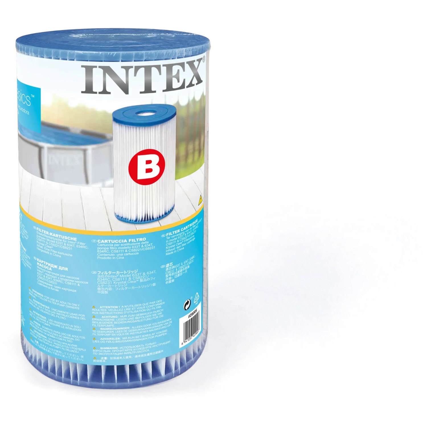 Intex Filterkartusche Typ B 2