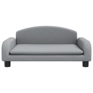 vidaXL Hundebett Hellgrau 70x45x30 cm Stoff 171960
