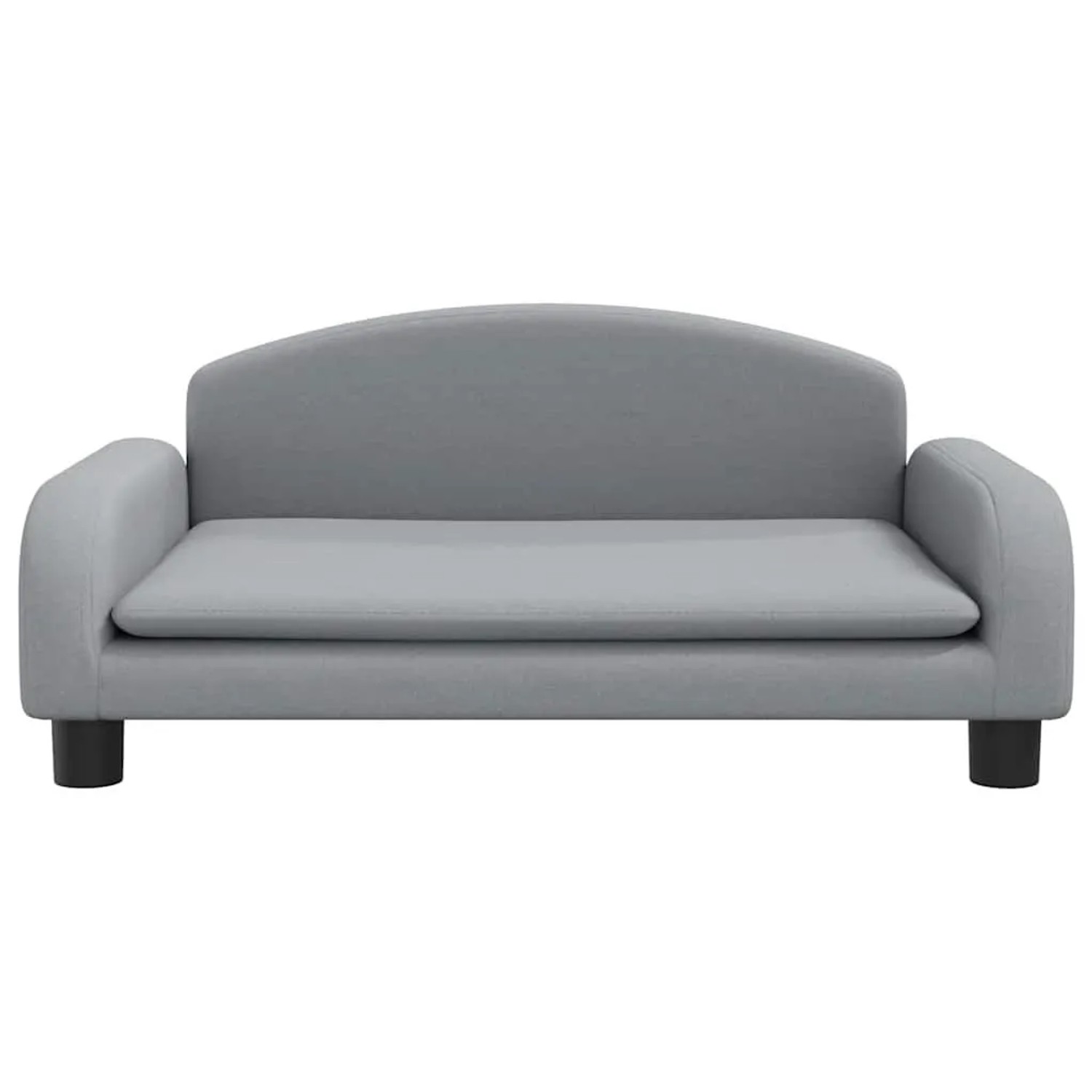 vidaXL Hundebett Hellgrau 70x45x30 cm Stoff 171960_3
