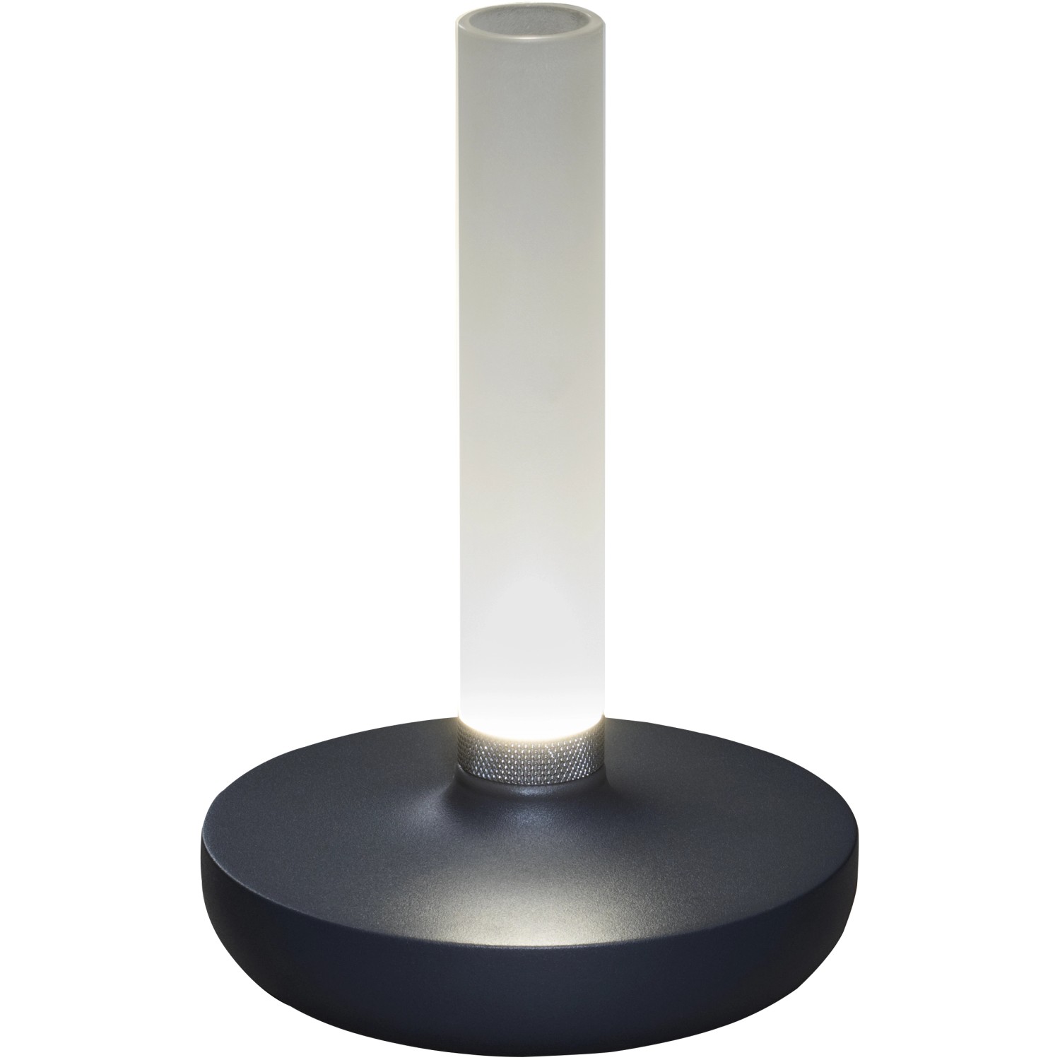 Konstsmide LED-Akku-Vase Biarritz Dunkelgrau ø 13,5 cm x 20,5 cm