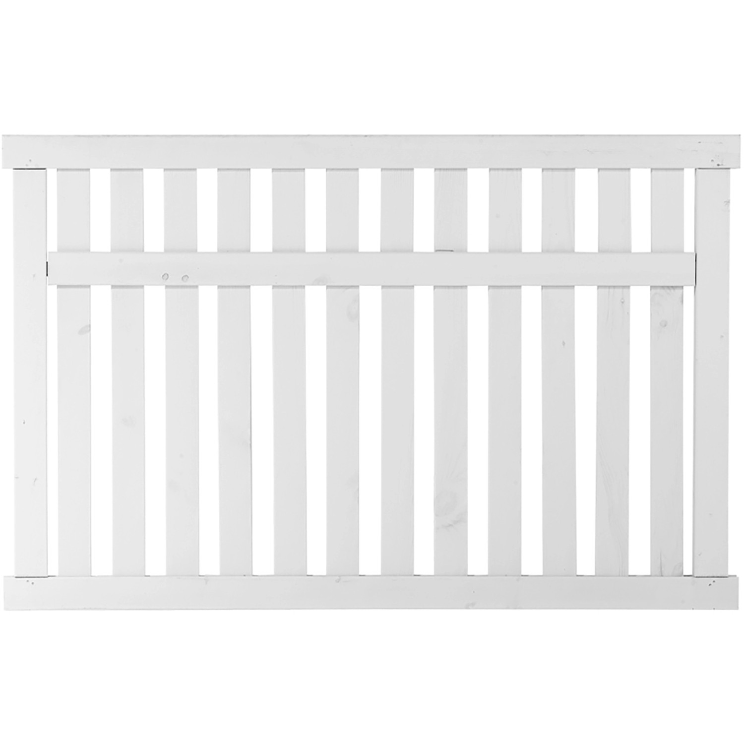 Vorgartenzaun Country Nadelholz Weiß 150 cm x 96 cm günstig online kaufen