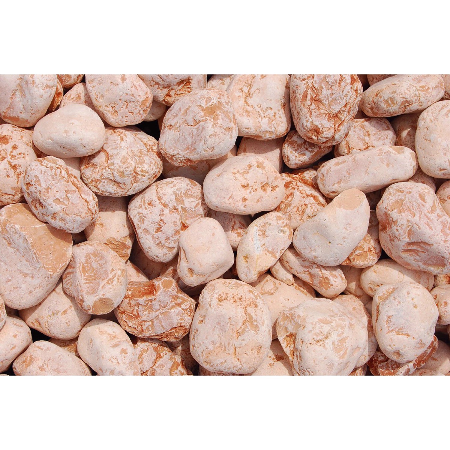 Marmorzierkiesel Verona-Rot 40 - 60 mm 1000 kg Big-Bag