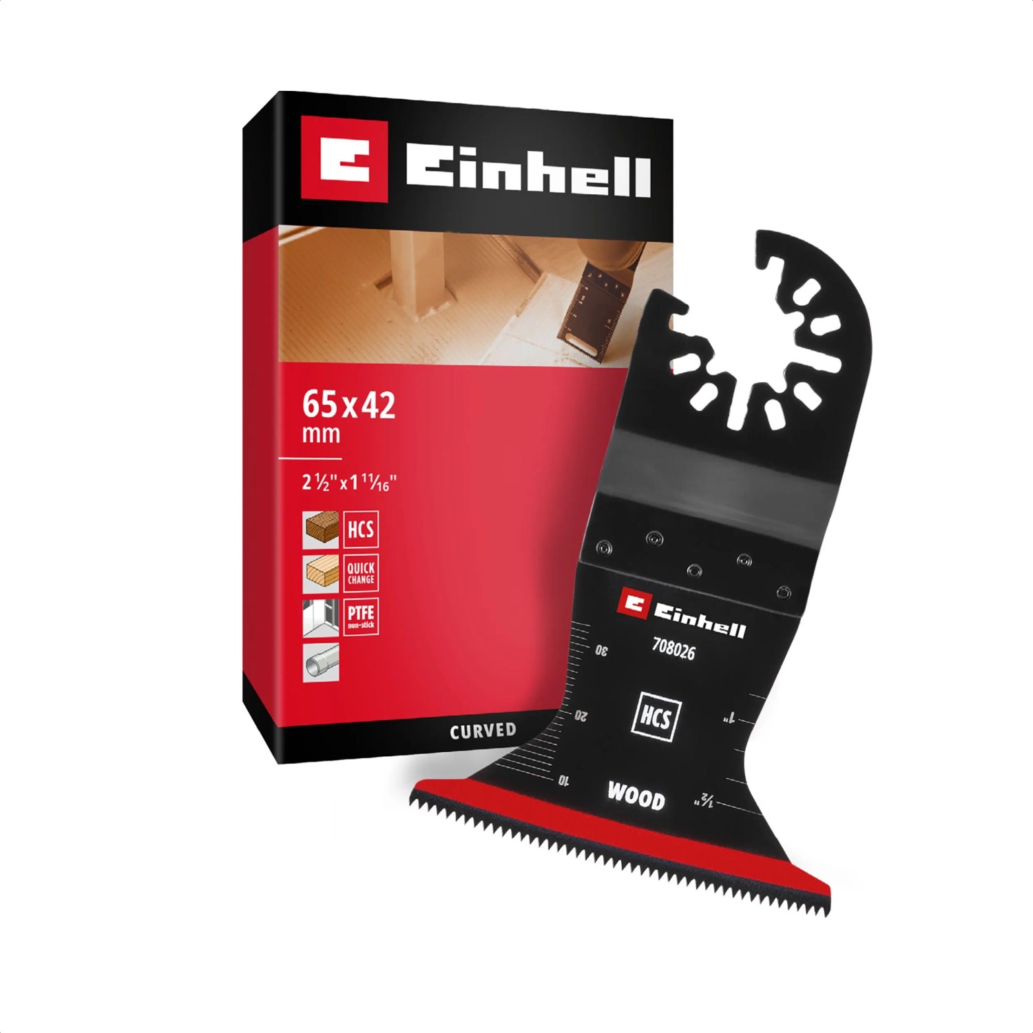 Einhell Tauchsägeblatt HCS Curved 65 mm x 42 mm günstig online kaufen