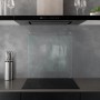 Tulup Küchenrückwand Glas Transparent Küchenrückwand Glas Klar 60x60 cm Küchen Spritzschutz aus Glas Klar_5