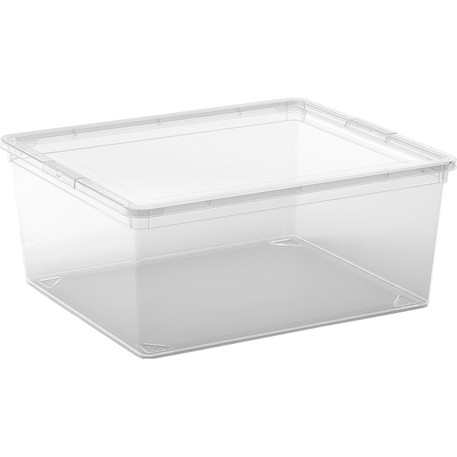 Aufbewahrungsbox C M mit Deckel Transparent